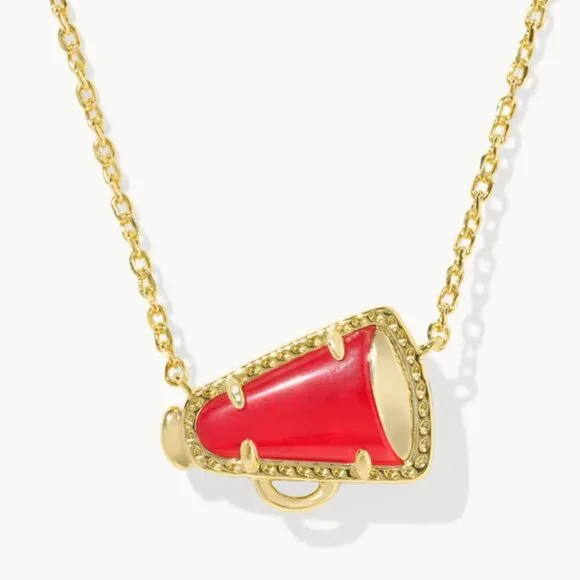 Kendra Scott Cheer Gold Short Pendant Necklace - Picture 8 of 8